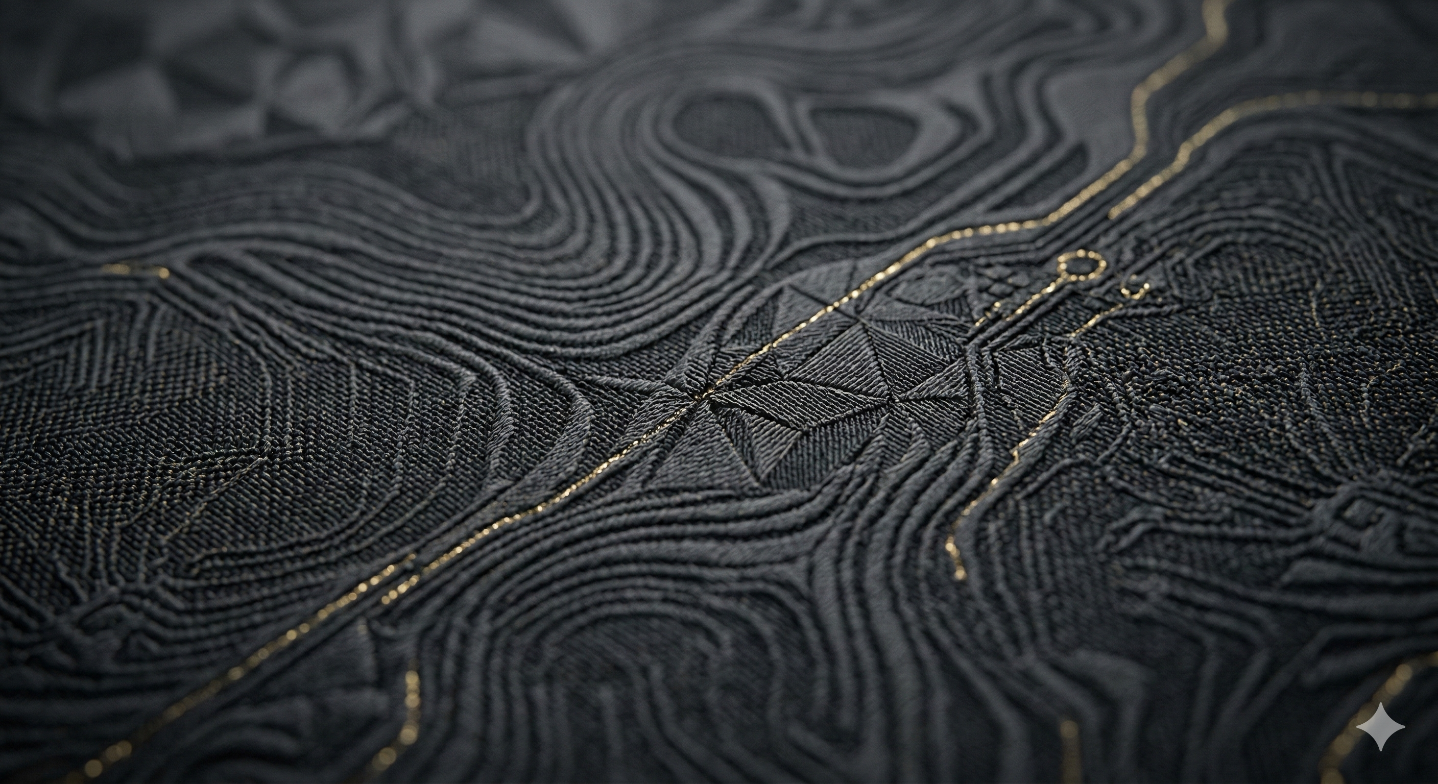 AI-generated textile pattern