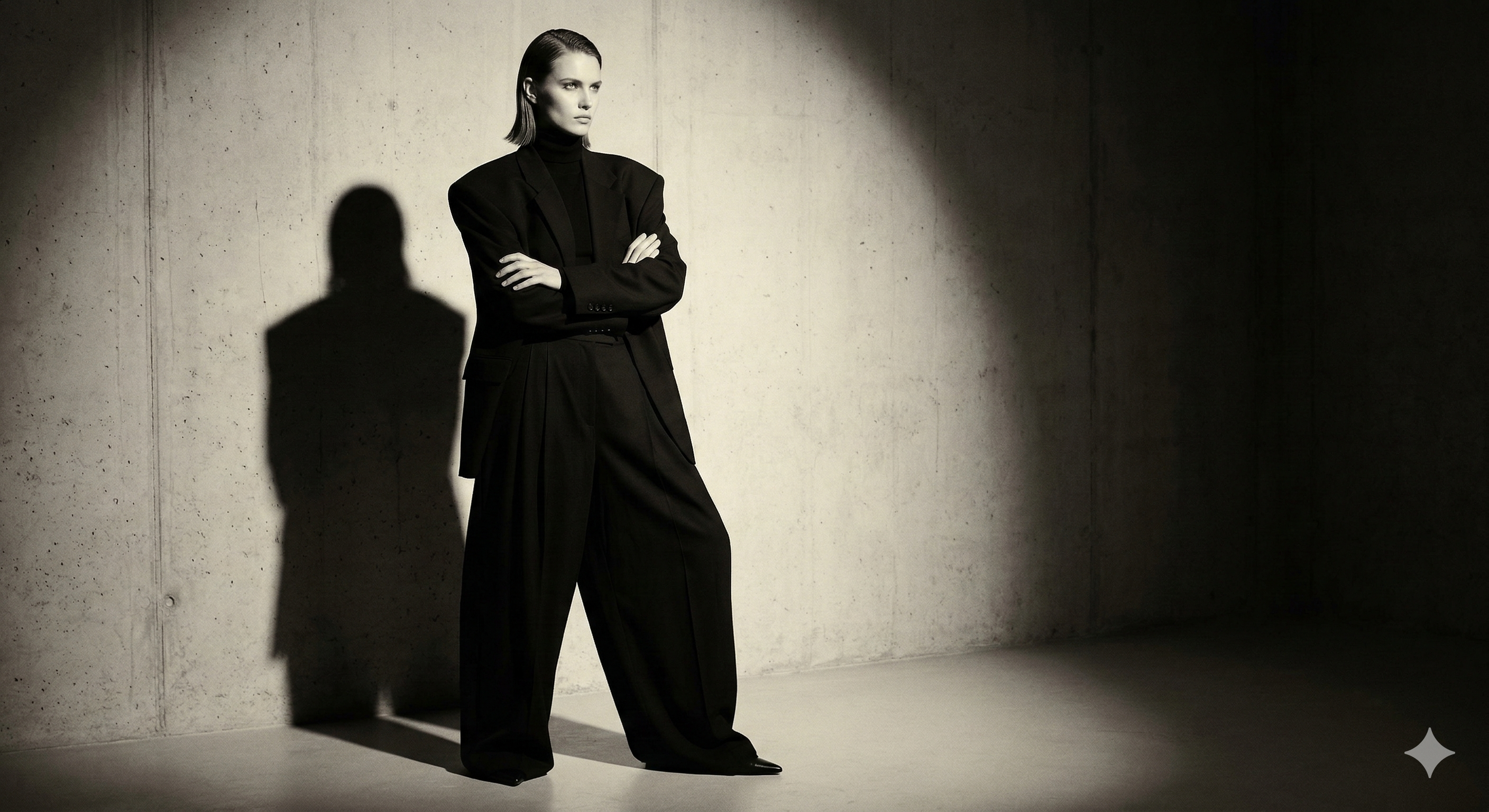 90s silhouette fashion editorial